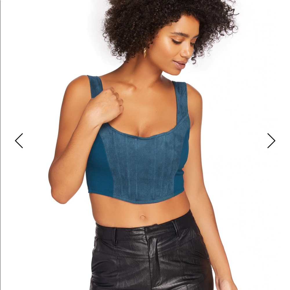 Steele Suede Corset